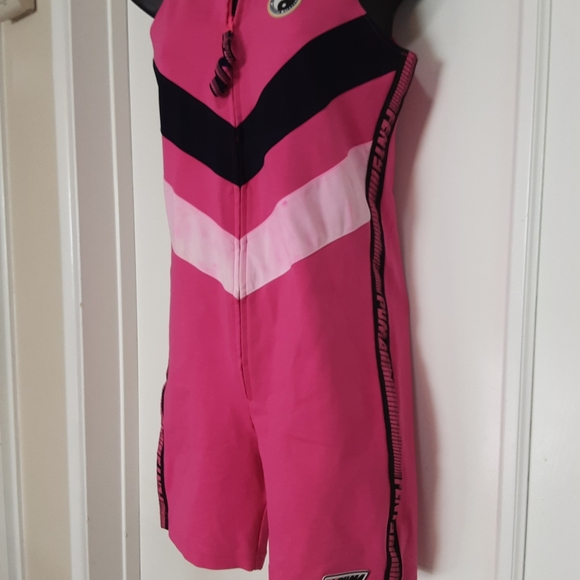 Pink Puma x Fenty by Rihanna Hooded Zip Front Leotard - Picture 2 of 8